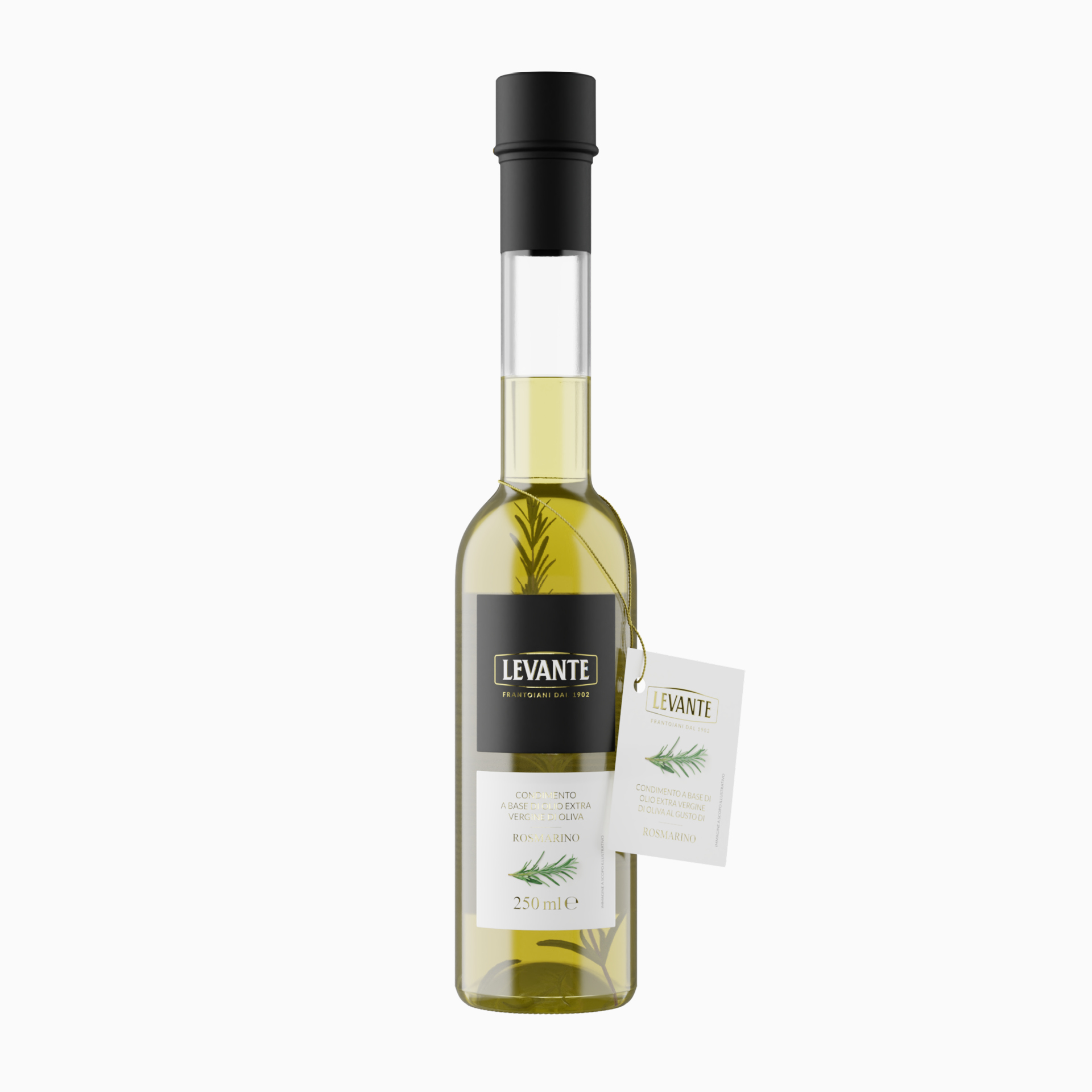 Olio Extra Vergine di Oliva 100% Italiano al Gusto di Rosmarino